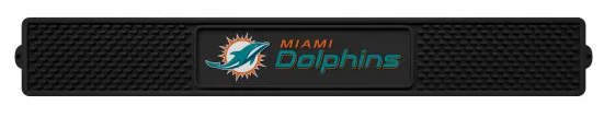 NFL - Miami Dolphins Drink Mat 3.25" x 24"