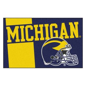 Michigan Uniform Inspired Starter Rug 19"x30"