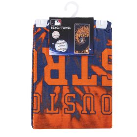 Astros OFFICIAL MLB "Psychedelic" Beach Towel; 30" x 60"