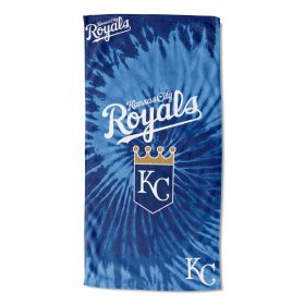 Royals OFFICIAL MLB "Psychedelic" Beach Towel; 30" x 60"