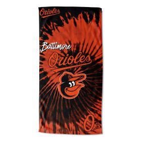 Orioles OFFICIAL MLB "Psychedelic" Beach Towel; 30" x 60"