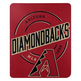 Diamondbacks OFFICIAL MLB "Campaign" Fleece Throw Blanket; 50" x 60"