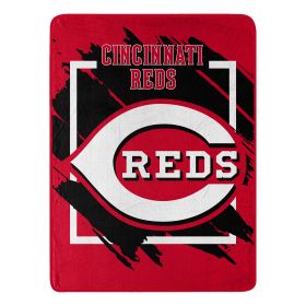 REDS OFFICIAL MLB "Walk off" Micro Raschel Throw Blanket; 46" x 60"