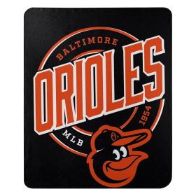 Orioles OFFICIAL MLB "Campaign" Fleece Throw Blanket; 50" x 60"