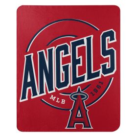 Angels OFFICIAL MLB "Campaign" Fleece Throw Blanket; 50" x 60"