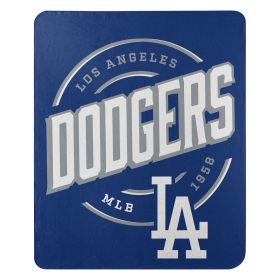 Dodgers OFFICIAL MLB "Campaign" Fleece Throw Blanket; 50" x 60"