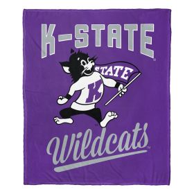 Kansas State OFFICIAL NCAA "Alumni" Silk Touch Throw Blanket; 50" x 60"