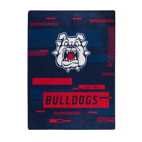 FRESNO STATE OFFICIAL NCAA "Digitize" Raschel Throw Blanket; 60" x 80"