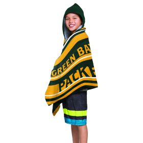 Packers - Juvy Hooded Towel, 22" X 51"