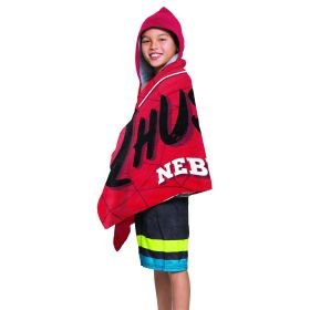 Nebraska - Juvy Hooded Towel, 22"X51"