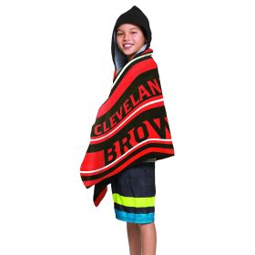 Browns - Juvy Hooded Towel, 22"X51"