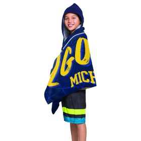 Michigan - Juvy Hooded Towel, 22"X51"