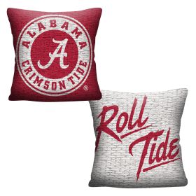 Alabama OFFICIAL NCAA "Invert" Woven Pillow