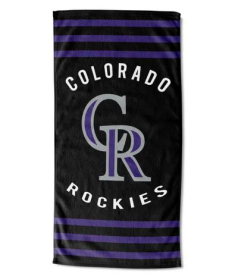 Rockies OFFICIAL "Stripe" Beach Towel