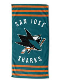 Sharks OFFICIAL "Stripe" Beach Towel