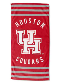 Houston OFFICIAL Collegiate "Stripes" Beach Towel