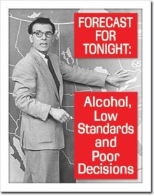 Tin Sign - Tonight's Forecast