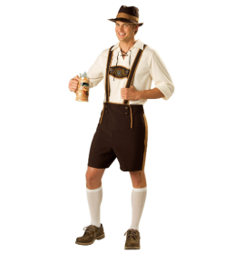 Men's German Bavarian Oktoberfest Costume Set for Halloween (size: L)